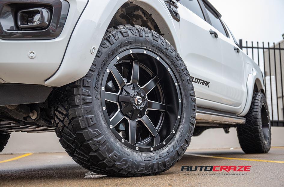 FORD RANGER MAVERICK GLOSS BLACK MILLED ACCENTS